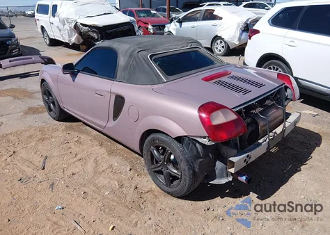 2001 Toyota Mr2 Spyder z USA, uszkodzony, nr VIN JTDFR320110038921